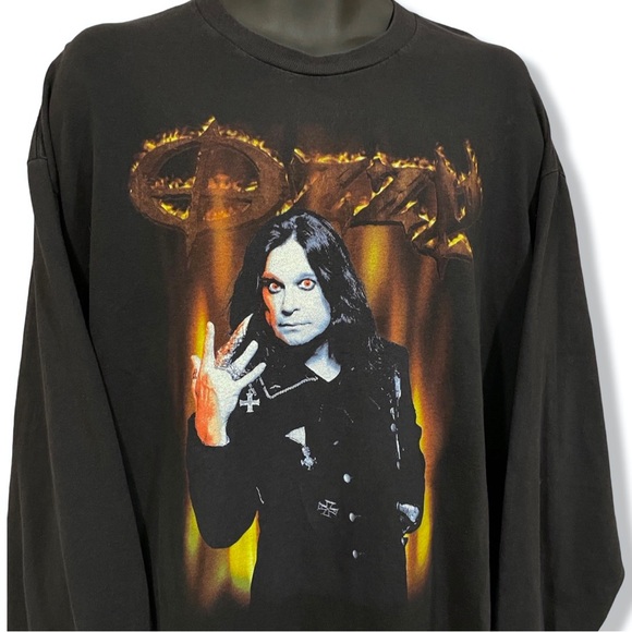 Rare Vintage 2002 Ozzy Osborne Tour Long Sleeve Shirt - Picture 3 of 5